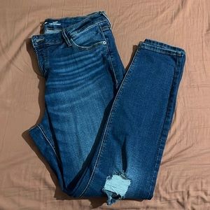 Old Navy, rockstar, super skinny high rise, size 14.
